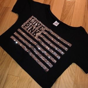 American Flag Crop Shirt